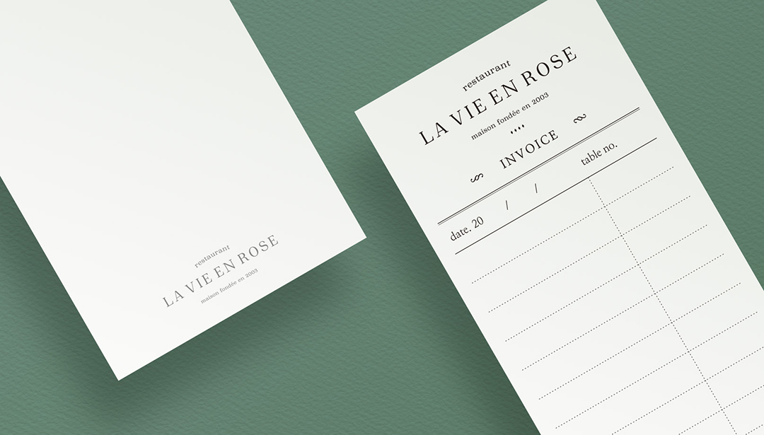 la vie en rose editorial design